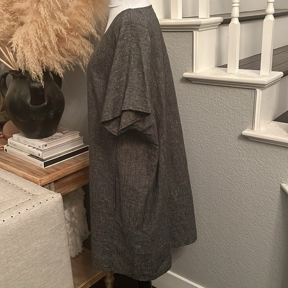 Eileen Fisher Organic Cotton Shift Dress Size Large - Picture 4 of 9